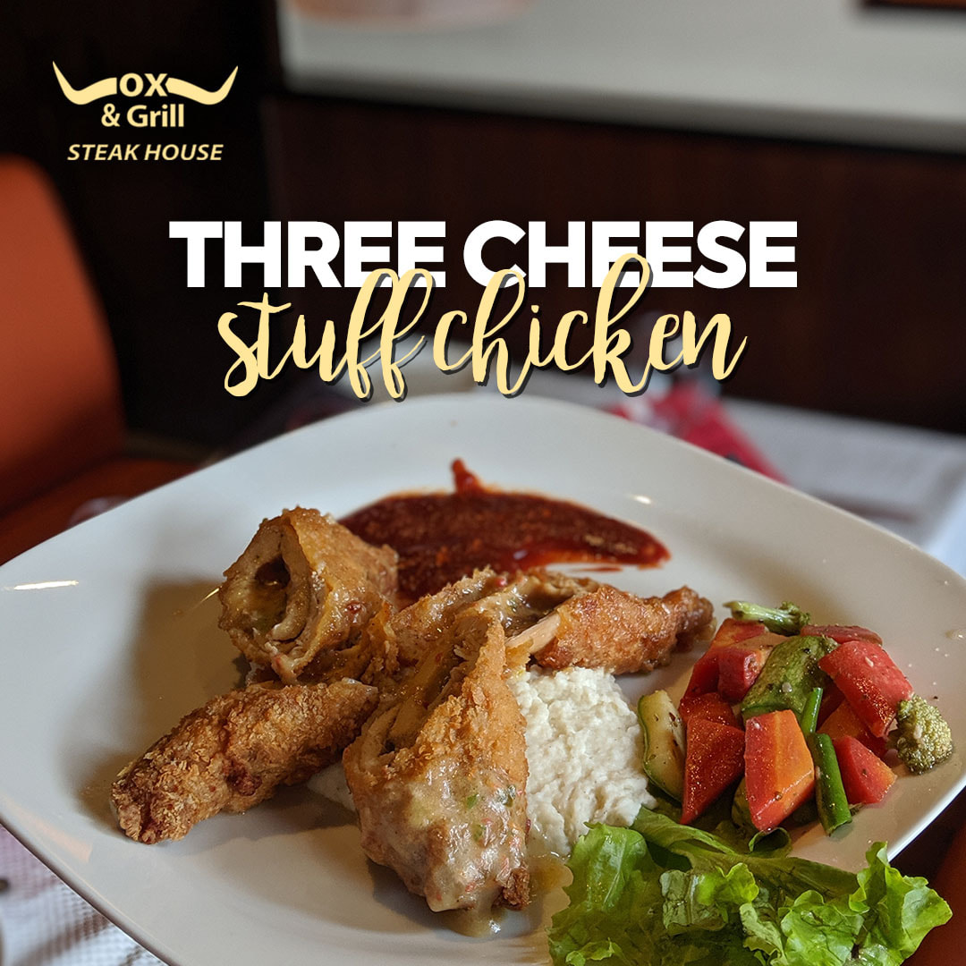 3 Cheese Stuffed Chicken